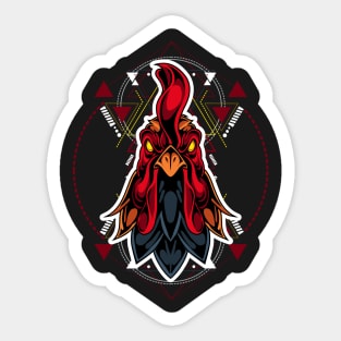 Red Rooster Sticker